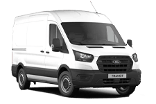 Van Hire Jarrow - White Ford Transit Medium Wheel Base - Van hire Jarrow